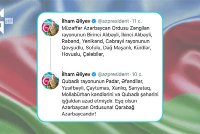 Qubadlı şəhəri 5 ildir azaddır