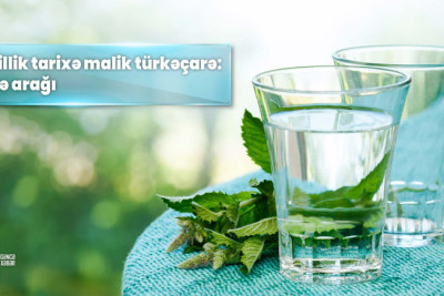Gəncədə 200 illik tarixə malik türkəçarə: Nanə arağı