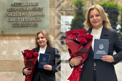 Gəncəli xanım alim oldu