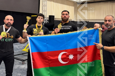 18 yaşlı GƏNCƏLİ PƏHLƏVANDAN möhtəşəm nəticə