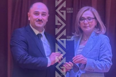 Gəncəli Əməkdar artist 5-ci ali diplomunu alıb