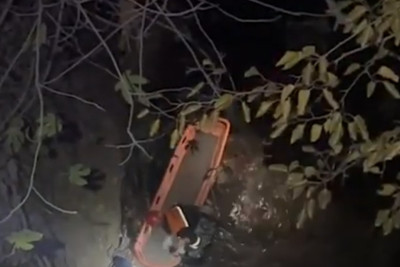 Gəncə çayının dərəsində köməksiz vəziyyətdə qalan şəxs xilas edilib