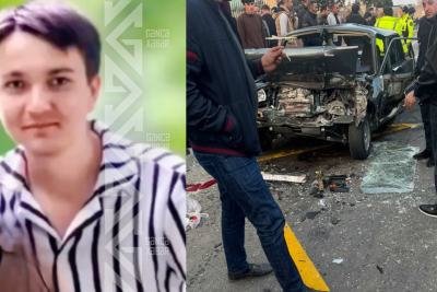 Gəncədəki dəhşətli qəzanın QURBANI - 19 yaşı varmış