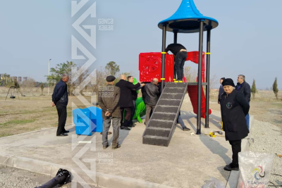 Gəncədə şəhid Nicat Qasımovun adına park salınıb