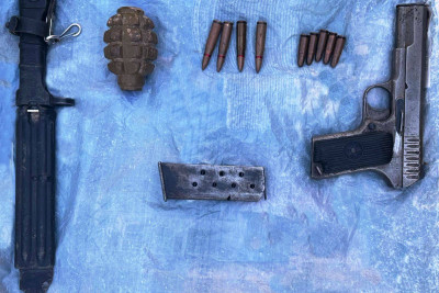 Gəncədə məhkumun gizlətdiyi silah-sursat tapılıb