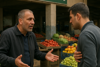 Gəncənin "Dubay bazarı"nda göyərtisatan ürəyindən bıçaqlandı
