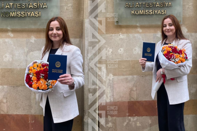 Gəncəli xanım alim oldu