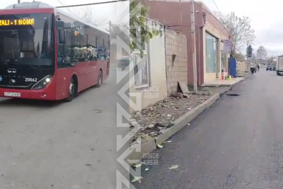 Gəncədə küçə ictimai fəalın müraciətindən sonra asfaltlanıb
