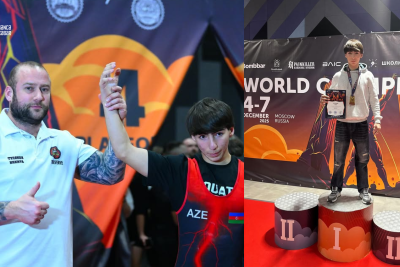 Gəncəli yeniyetmə dünya və Avropa rekordlarını qırdı