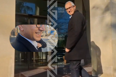 Gəncədə muhakimə olunan Kamran Əsədov təbəssümünü gizlətmədi