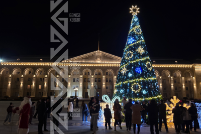 Gəncə küçələri yeni ili qarşılamağa HAZIRDIR