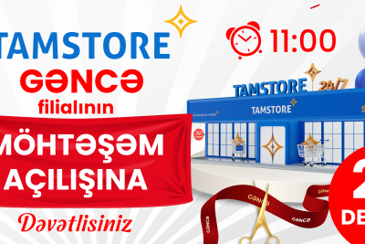 Tamstore artıq Gəncədə