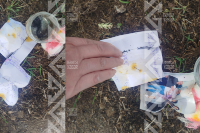 Gəncədə qəbiristanlıqda RƏZALƏT - CADU