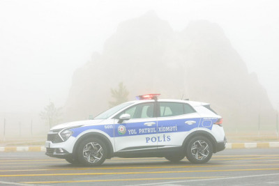 Yol polisi dumanlı hava ilə bağlı çağırış edib