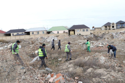 Cavadxan qəsəbəsi təmizlənib