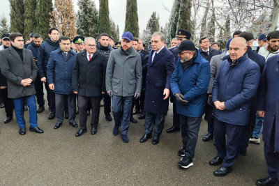 Gəncədə 20 Yanvar faciəsinin şəhidləri yad olunublar