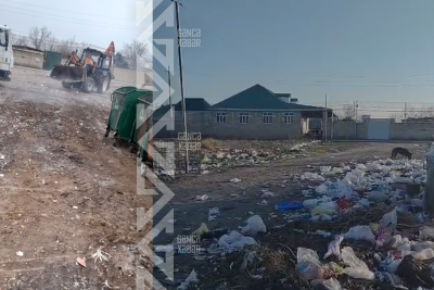 Gəncədə zibillik içində "boğulan" ərazi səliqəyə salınıb