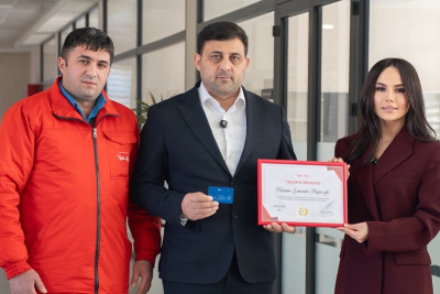 Gəncədə "BakuBus"ın daşıdığı 10 milyonuncu sərnişin