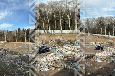 Gəncədə məktəb və universitet yaxınlığında zibillik yaranıb