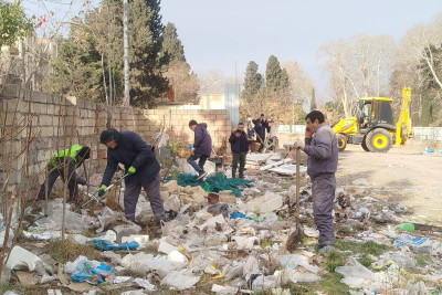 Gəncənin mərkəzindəki "ZİBİL POLİQONU" təmizləndi