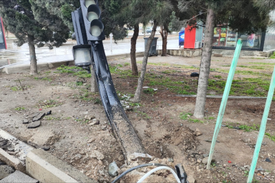 Gəncədə qəza olub