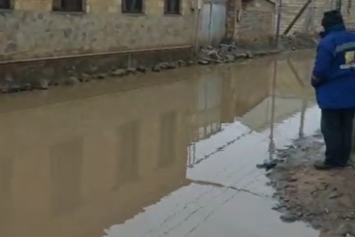 Gəncədə güclü yağış fəsadlar törədib