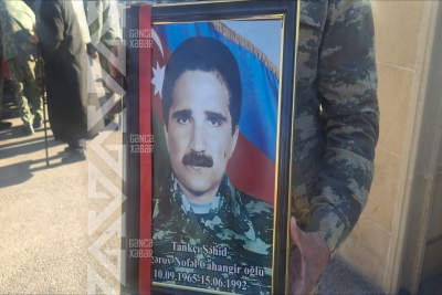 İtkin-şəhid Gəncədə dəfn olundu