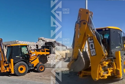 Gəncədə qanunsuz tikilini sökdülər