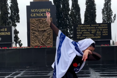 Gəncədə Xocalının hüznü rəqslə ifadə olundu