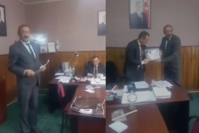 Gədəbəydə "fəxri diplom" alan məmurdan AÇIQLAMA: "Özümə nifrət elədim"
