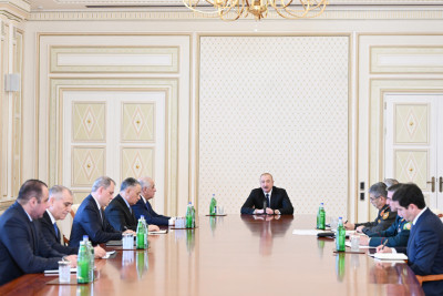 Prezident İlham Əliyevin sədrliyi ilə Təhlükəsizlik Şurasının iclası keçirilib