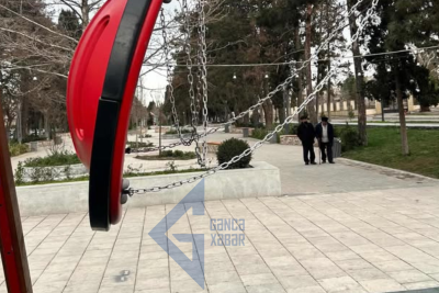 Gəncədə bu parkın atraksionları xarab edilib