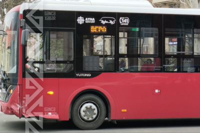 Gəncədə "BakuBus" avtobusu ilə "Chevrolet" toqquşub