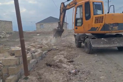 Gəncədə qanunsuz tikililərə qarşı MONİTORİNQ