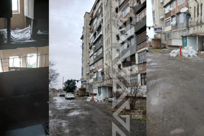Gəncə sakinləri binalarının vəziyyəti ilə bağlı kömək istəyirlər