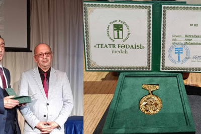 Gəncəli teatrşünas MÜKAFATLANDIRILDI