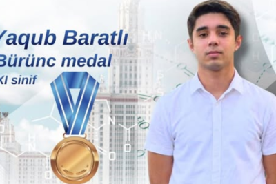 Gəncəli şagird beynəlxalq olimpiadada uğur qazanıb