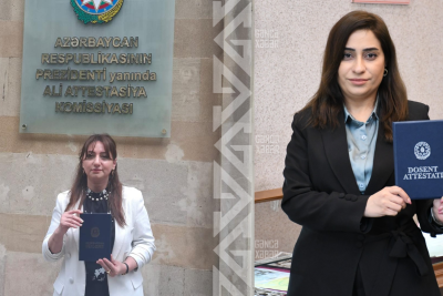Gəncədə iki müəllim alimlik dərəcəsi və elmi ada layiq görülüb