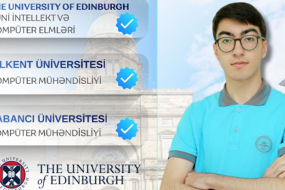 Gəncəli şagird 3 xarici universitetə qəbul alıb