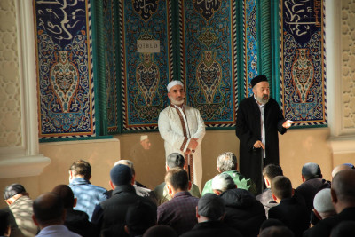 Gəncədə bayram namazı qılınıb