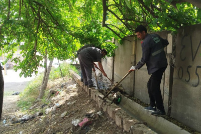 Sadıllı qəsəbəsində təmizlik işləri aparılıb