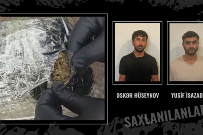 3 kiloqram narkotik vasitə aşkarlandı, şübhəlilər saxlanıldı