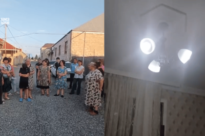 Avtozavod qəsəbəsində küçə işıqlandırılmır, elektrik təchizatı da zəifdir