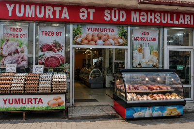 Gəncədə tonlarla ət və süd istehsal edilir