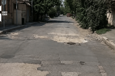Gəncənin tarixi ərazisi: Asfalt da qədimdən qalıb