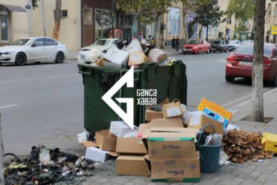 Gəncə Dəmiryol Vağzalının yaxınlığında zibillik problemi