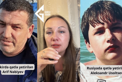 "Azərbaycanda atasını öldürüb, Rusiyaya qaçıb oğlumu qətlə yetirdi" - rusiyalı qadın