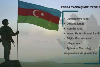 Vətən müharibəsinin ilk günü: Rəşadətli ordumuzun azad etdiyi ərazilər