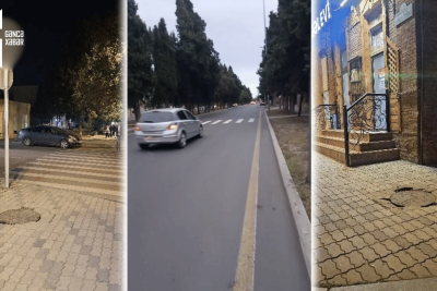Gəncədə iki məktəbin yaxınlığında TƏHLÜKƏ
