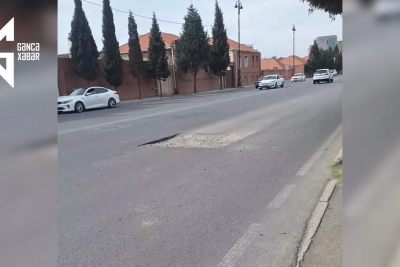 "Gəncəsayağı" TƏMİR: yolu qazıb getdilər